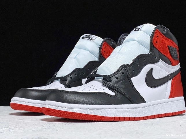 Cheap High Air Jordan Black Satin 1 CD0461-016 Retro Toe 0630